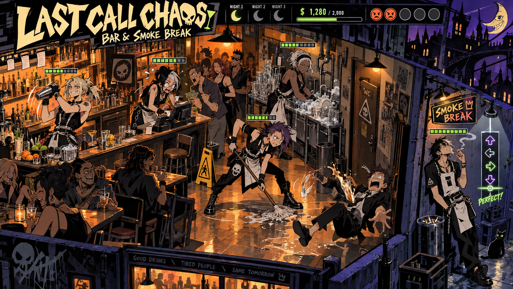 บาร์วุ่นวายของ Last Call Chaos